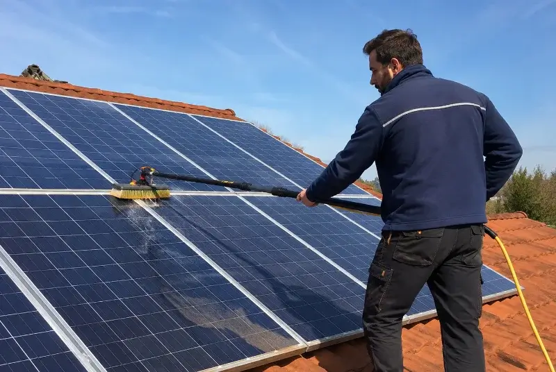 Nettoyage et entretien de panneaux solaires à Llo