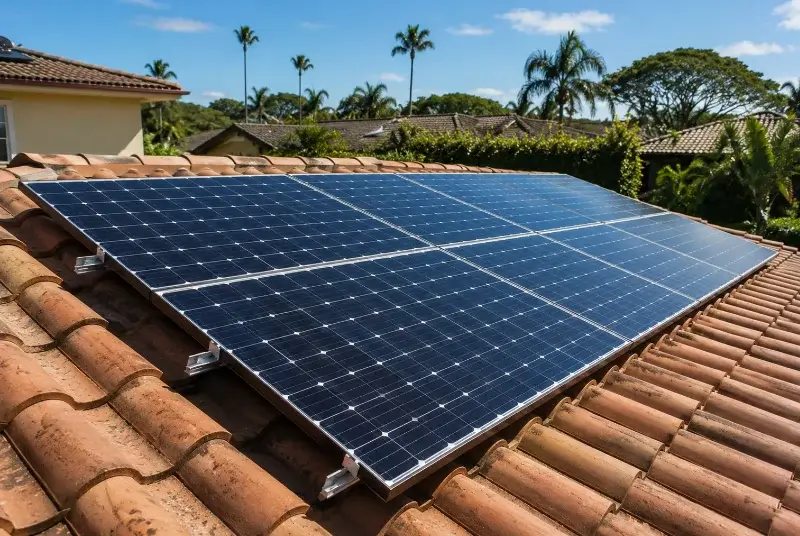 Installation de panneaux solaires à Llo